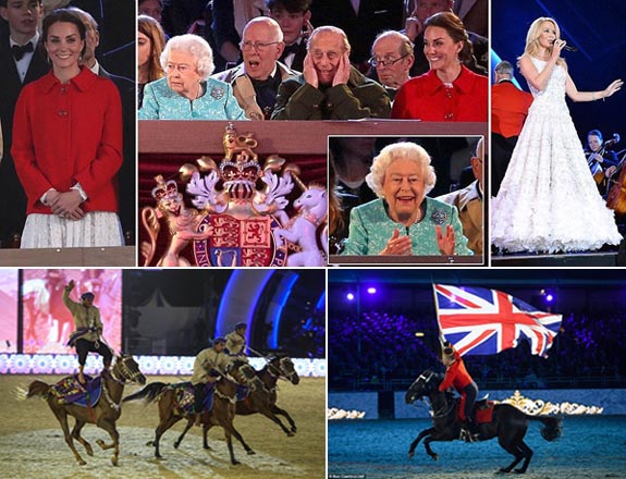 Parade Militer Berkuda Meriahkan Milad Ratu Elizabeth II ke-90